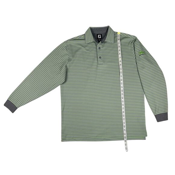 FootJoy Men's Large Striped Golf Polo - Firethorne Country Club Waxhaw NC - Picture 8 of 10